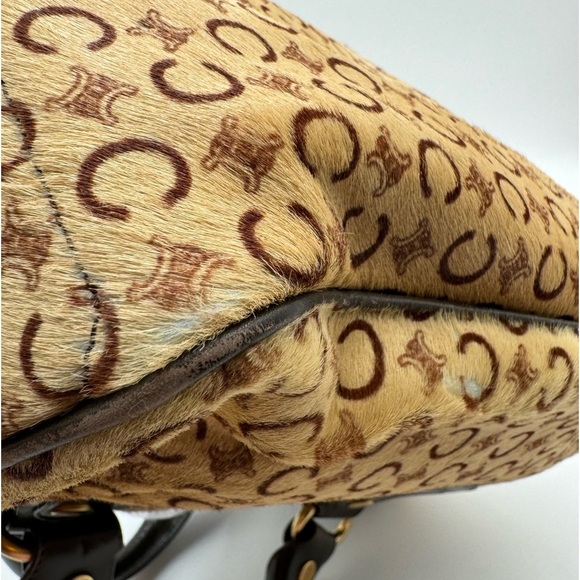 Celine-Authentic-Macadam Boogie Pony Hair Tote - Picture 10 of 16